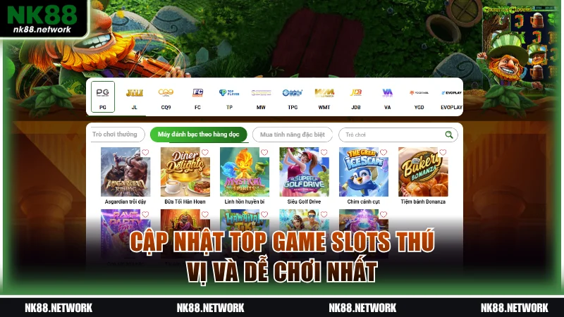 Cập nhật top game slots thú vị và dễ chơi nhất